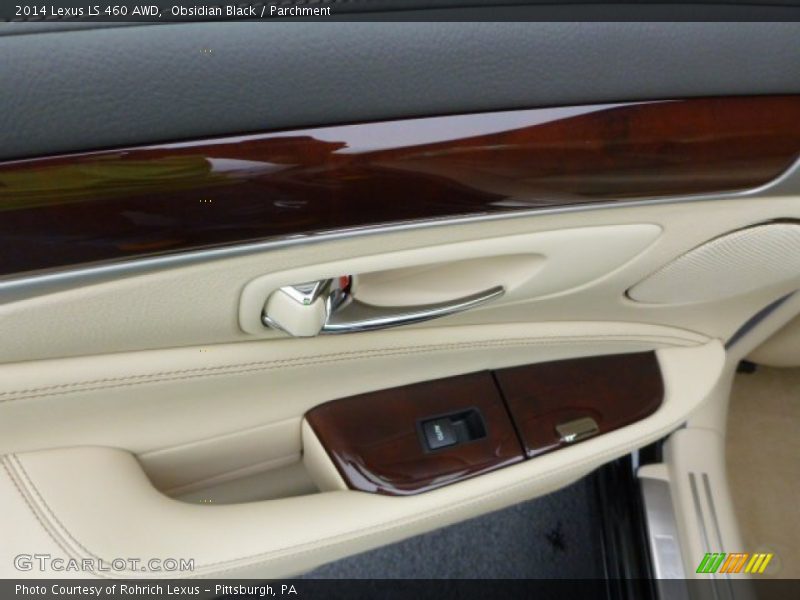 Obsidian Black / Parchment 2014 Lexus LS 460 AWD