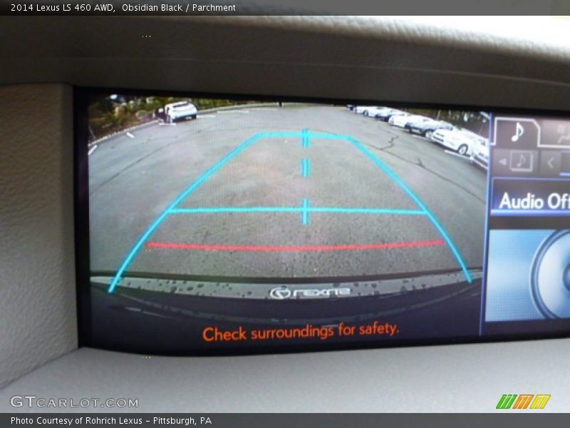 Obsidian Black / Parchment 2014 Lexus LS 460 AWD