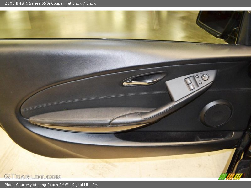 Jet Black / Black 2008 BMW 6 Series 650i Coupe