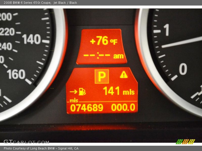 Jet Black / Black 2008 BMW 6 Series 650i Coupe