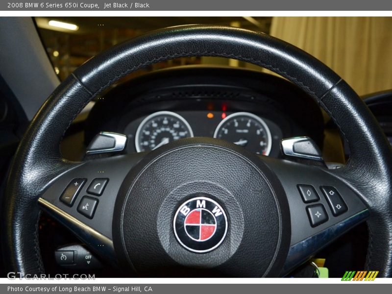 Jet Black / Black 2008 BMW 6 Series 650i Coupe