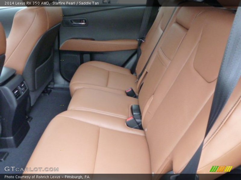 Starfire Pearl / Saddle Tan 2014 Lexus RX 350 AWD