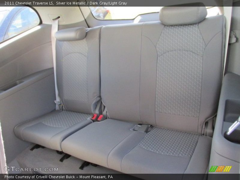 Silver Ice Metallic / Dark Gray/Light Gray 2011 Chevrolet Traverse LS