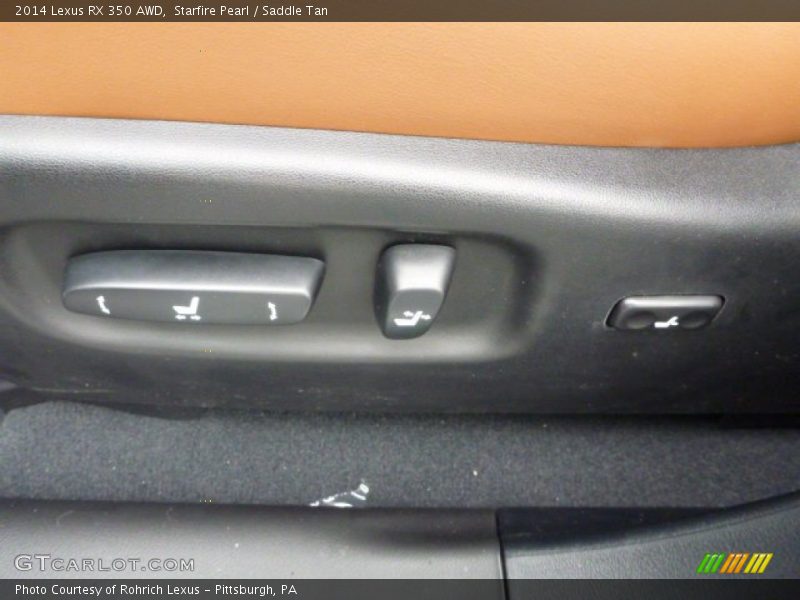 Starfire Pearl / Saddle Tan 2014 Lexus RX 350 AWD