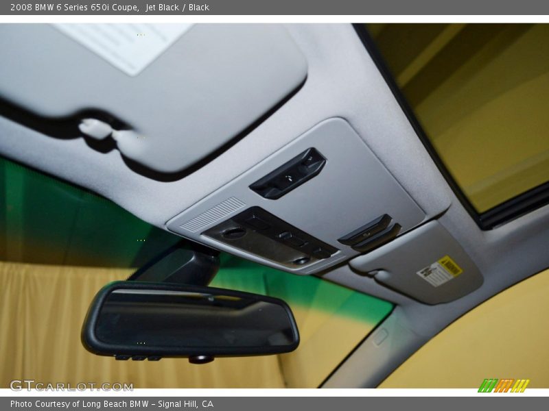 Jet Black / Black 2008 BMW 6 Series 650i Coupe