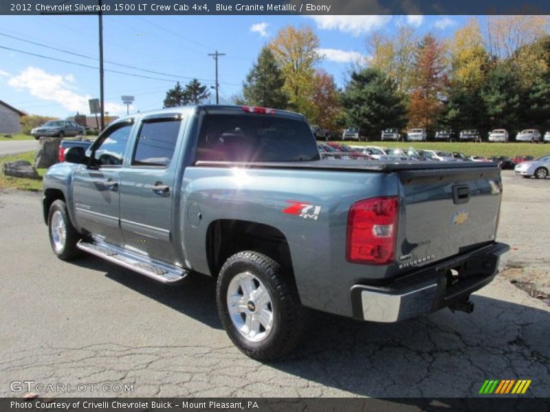 Blue Granite Metallic / Ebony 2012 Chevrolet Silverado 1500 LT Crew Cab 4x4