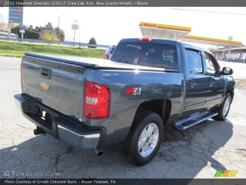 Blue Granite Metallic / Ebony 2012 Chevrolet Silverado 1500 LT Crew Cab 4x4