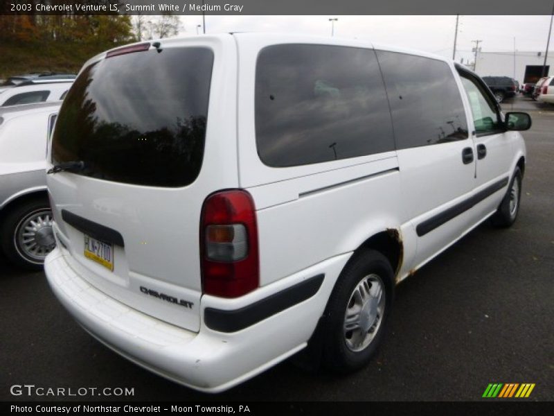 Summit White / Medium Gray 2003 Chevrolet Venture LS