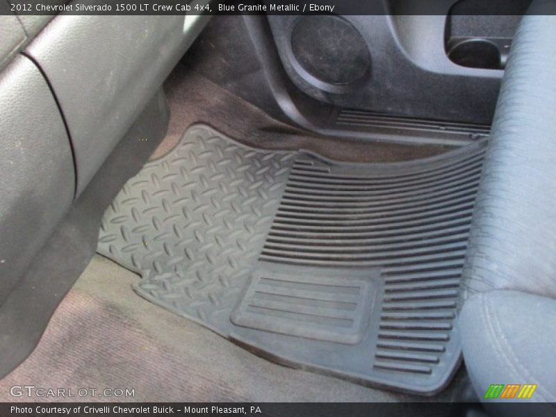 Blue Granite Metallic / Ebony 2012 Chevrolet Silverado 1500 LT Crew Cab 4x4