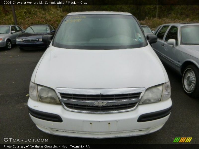 Summit White / Medium Gray 2003 Chevrolet Venture LS