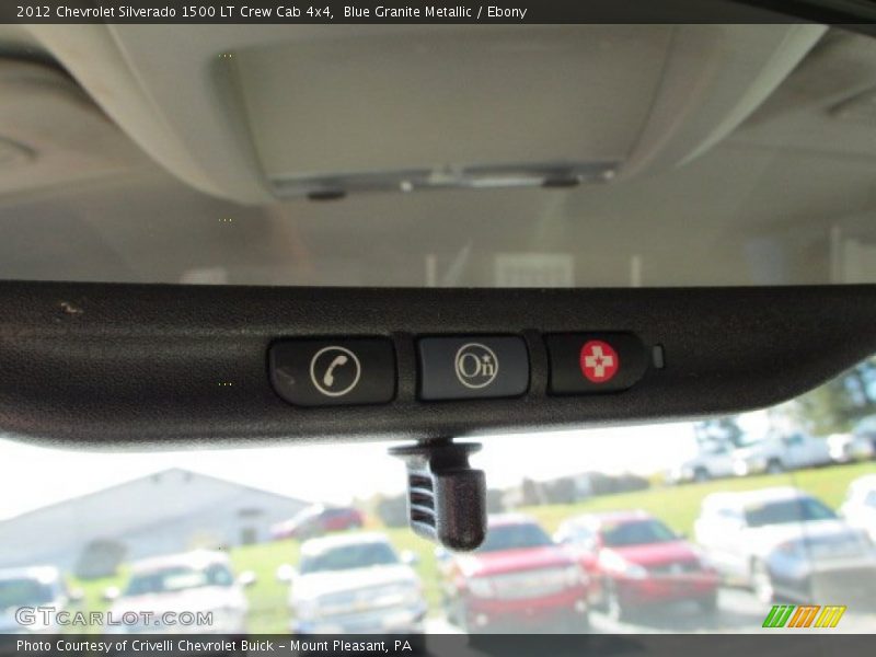 Blue Granite Metallic / Ebony 2012 Chevrolet Silverado 1500 LT Crew Cab 4x4
