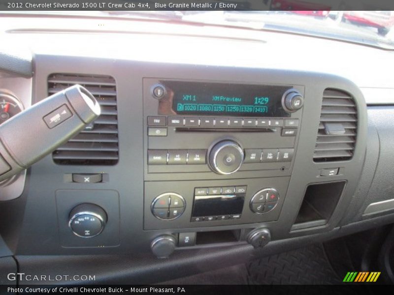 Blue Granite Metallic / Ebony 2012 Chevrolet Silverado 1500 LT Crew Cab 4x4