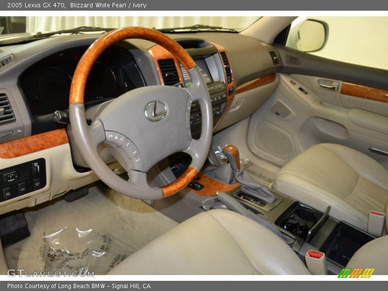 Blizzard White Pearl / Ivory 2005 Lexus GX 470
