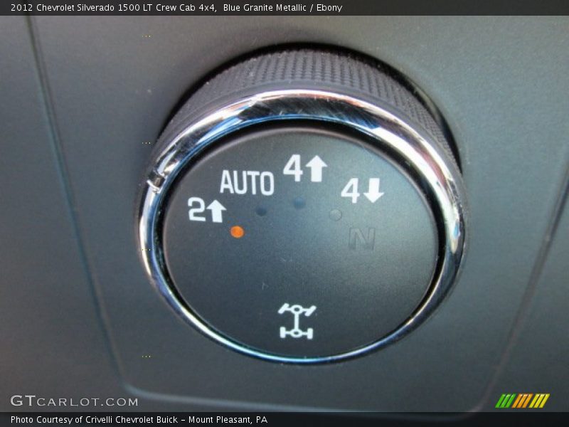 Blue Granite Metallic / Ebony 2012 Chevrolet Silverado 1500 LT Crew Cab 4x4