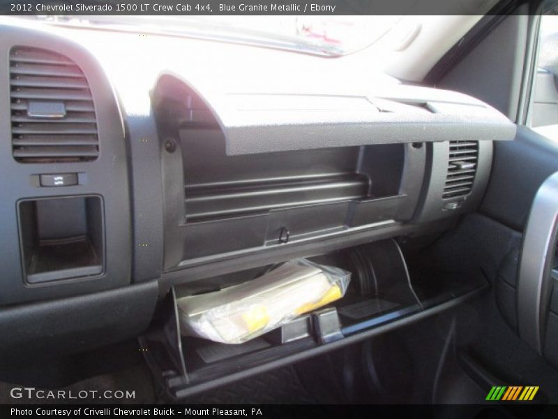 Blue Granite Metallic / Ebony 2012 Chevrolet Silverado 1500 LT Crew Cab 4x4