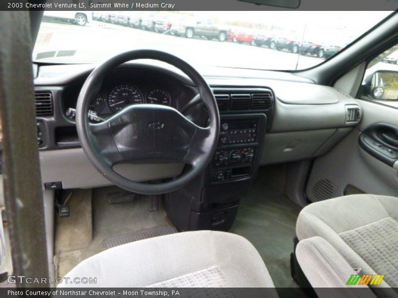Summit White / Medium Gray 2003 Chevrolet Venture LS
