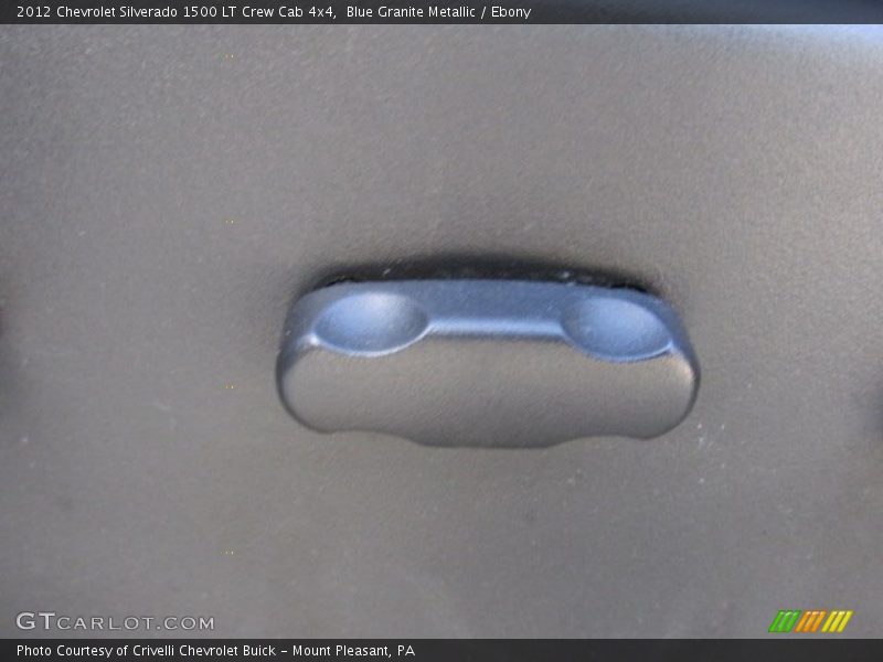 Blue Granite Metallic / Ebony 2012 Chevrolet Silverado 1500 LT Crew Cab 4x4