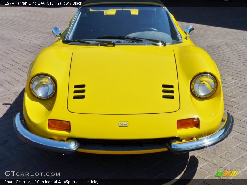 Yellow / Black 1974 Ferrari Dino 246 GTS