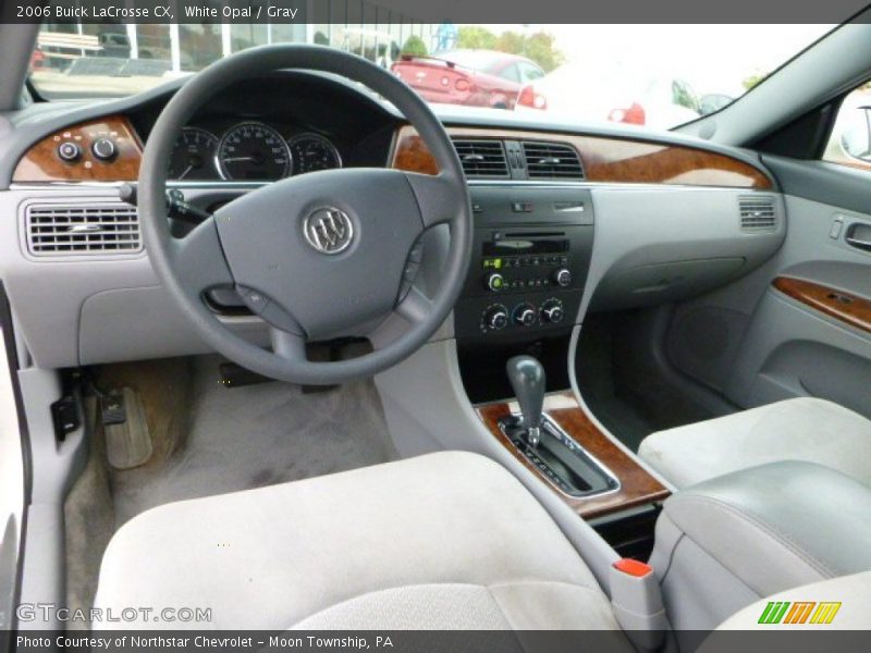 White Opal / Gray 2006 Buick LaCrosse CX