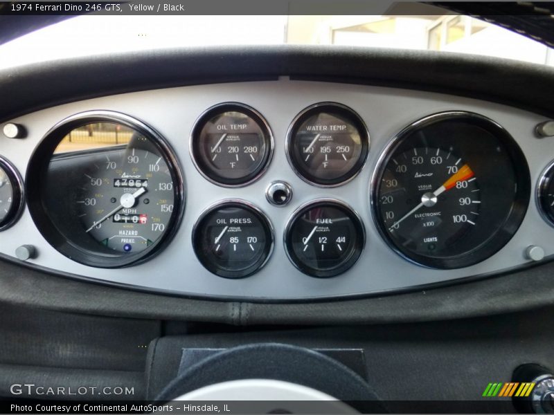  1974 Dino 246 GTS 246 GTS Gauges