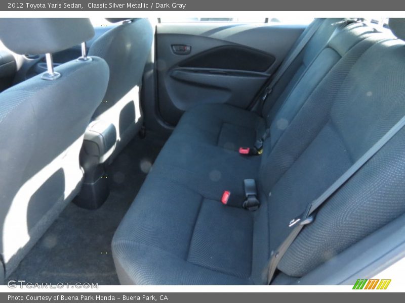 Classic Silver Metallic / Dark Gray 2012 Toyota Yaris Sedan