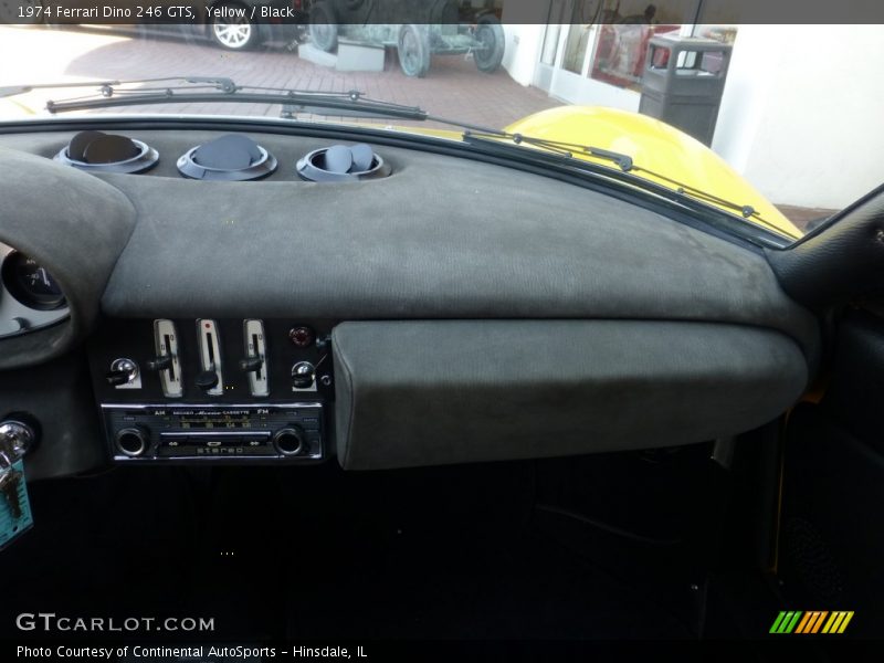 Yellow / Black 1974 Ferrari Dino 246 GTS