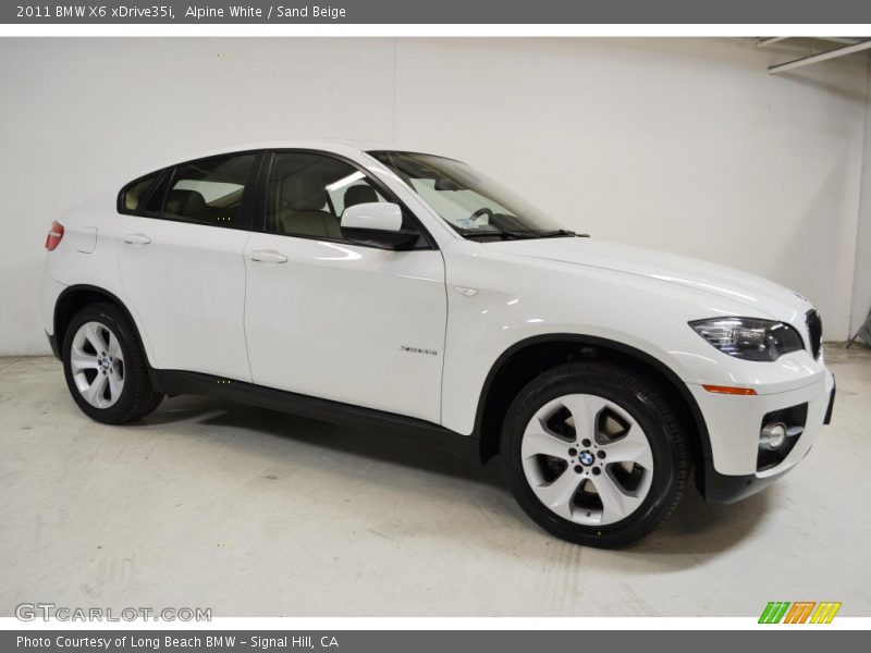 Alpine White / Sand Beige 2011 BMW X6 xDrive35i