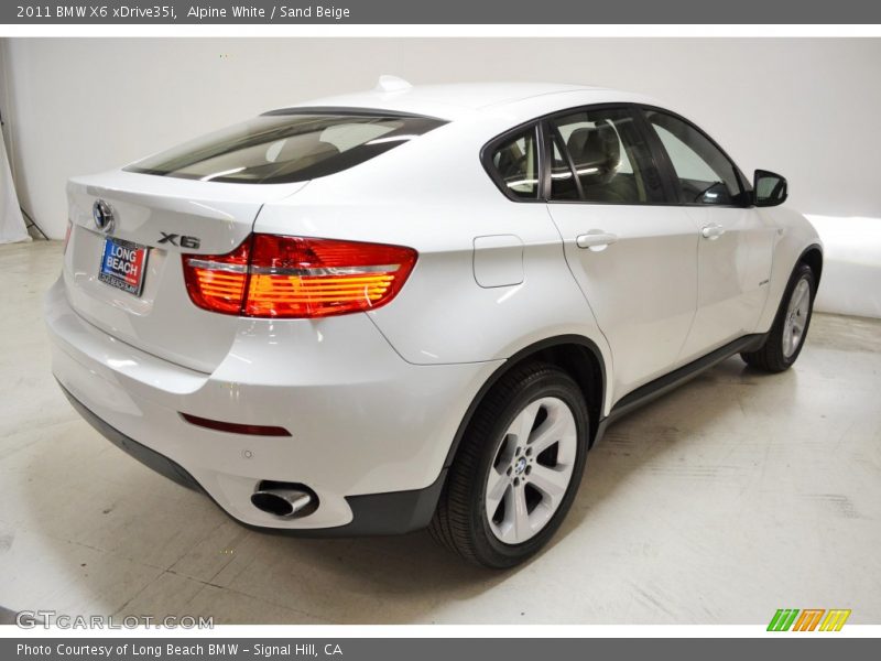 Alpine White / Sand Beige 2011 BMW X6 xDrive35i