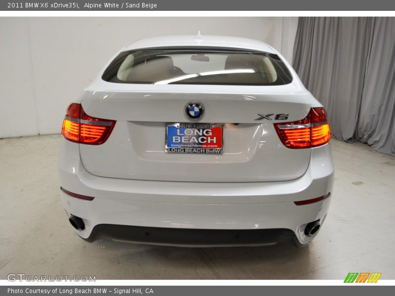 Alpine White / Sand Beige 2011 BMW X6 xDrive35i