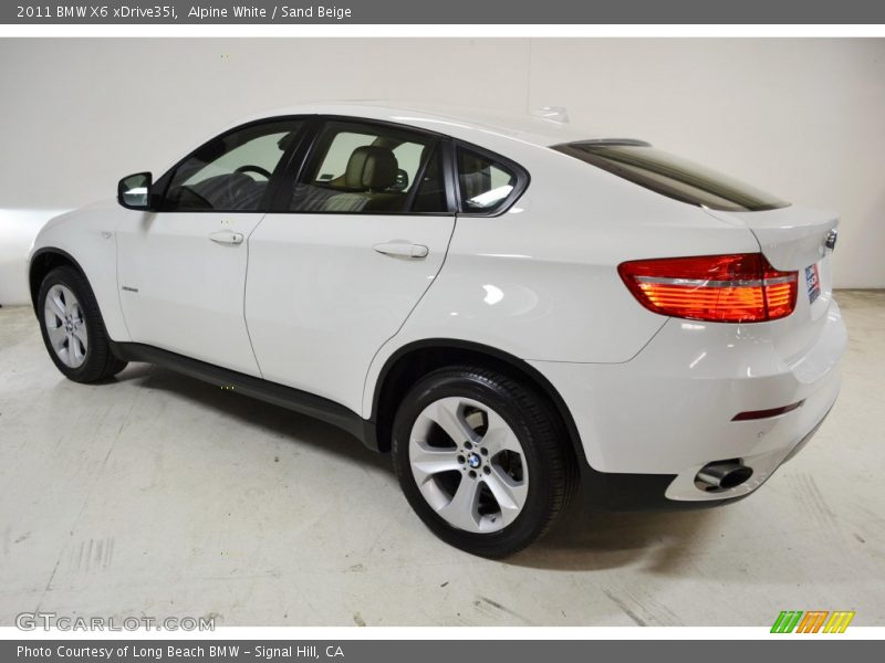 Alpine White / Sand Beige 2011 BMW X6 xDrive35i