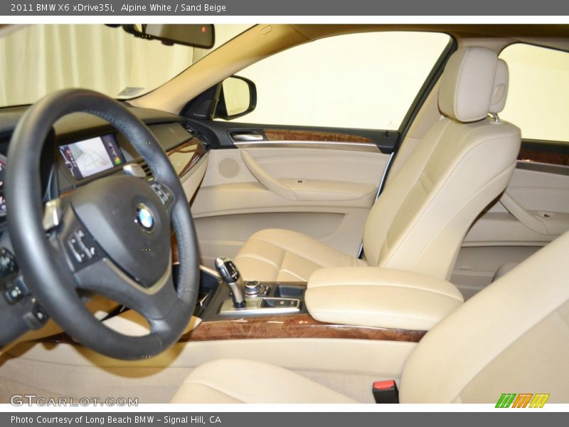 Alpine White / Sand Beige 2011 BMW X6 xDrive35i