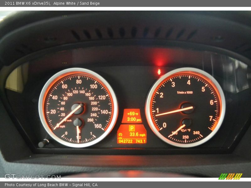 Alpine White / Sand Beige 2011 BMW X6 xDrive35i