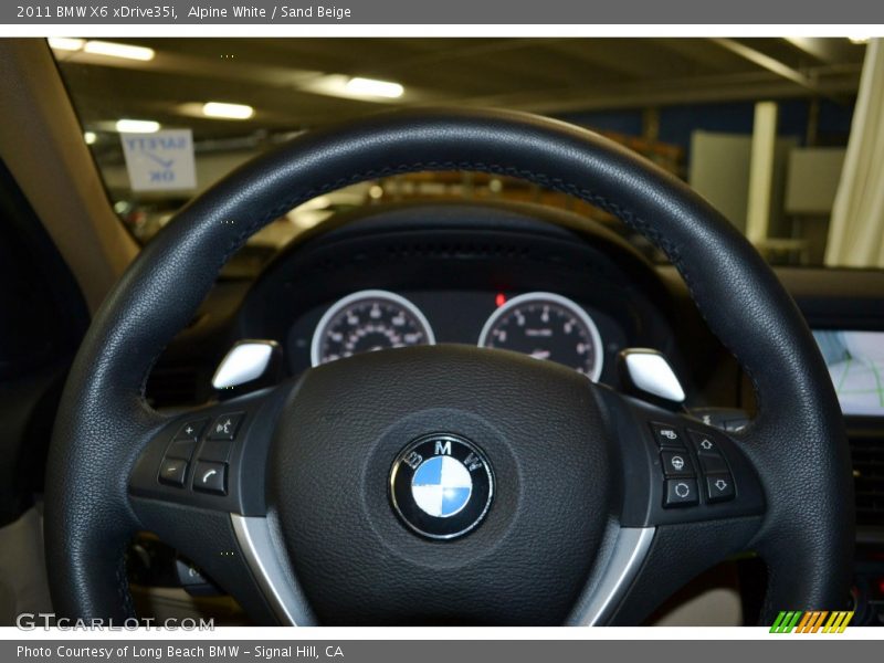 Alpine White / Sand Beige 2011 BMW X6 xDrive35i