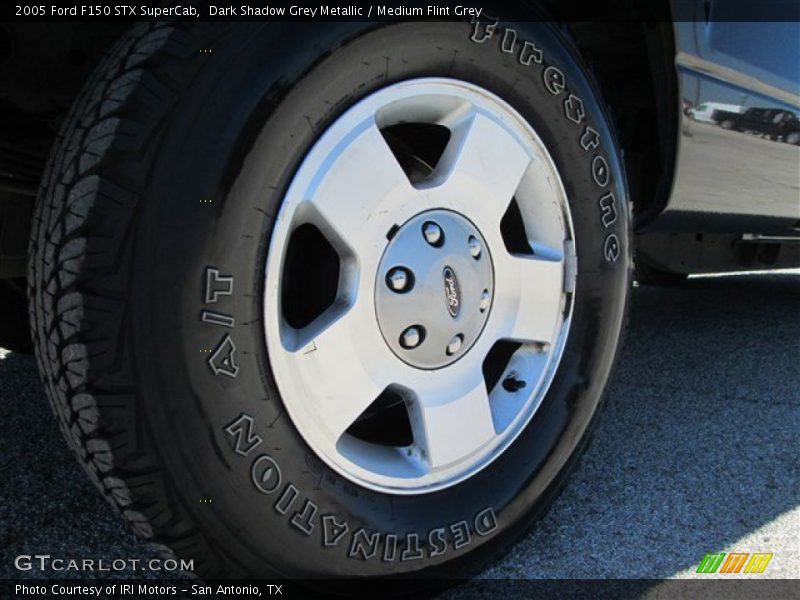 Dark Shadow Grey Metallic / Medium Flint Grey 2005 Ford F150 STX SuperCab
