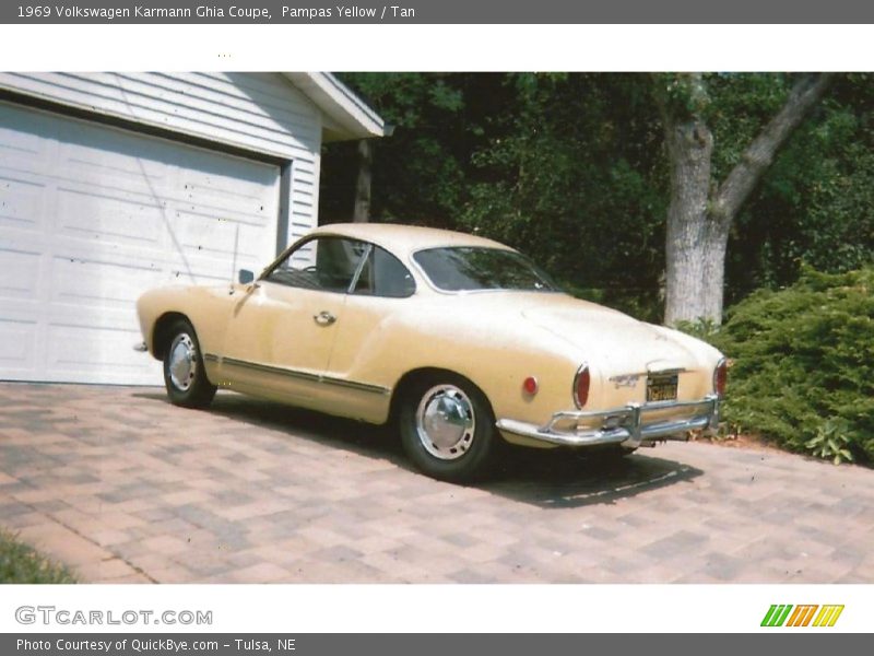 Pampas Yellow / Tan 1969 Volkswagen Karmann Ghia Coupe