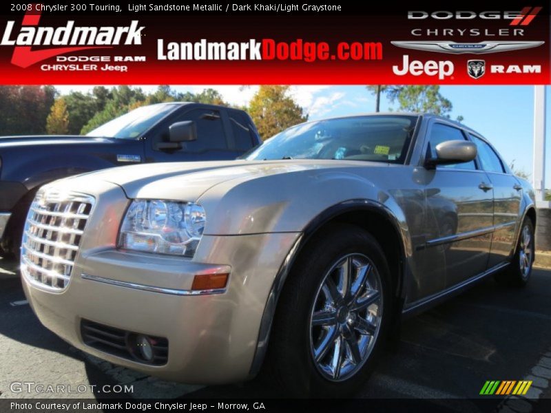 Light Sandstone Metallic / Dark Khaki/Light Graystone 2008 Chrysler 300 Touring