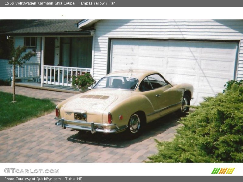 Pampas Yellow / Tan 1969 Volkswagen Karmann Ghia Coupe