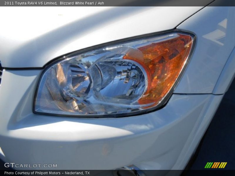 Blizzard White Pearl / Ash 2011 Toyota RAV4 V6 Limited