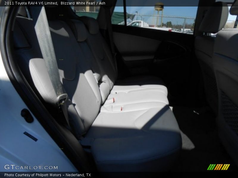 Blizzard White Pearl / Ash 2011 Toyota RAV4 V6 Limited