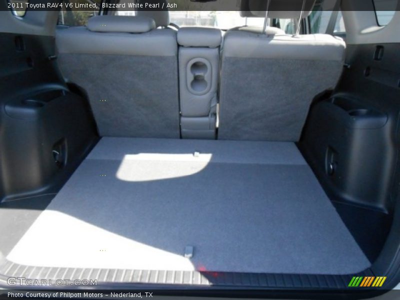 Blizzard White Pearl / Ash 2011 Toyota RAV4 V6 Limited