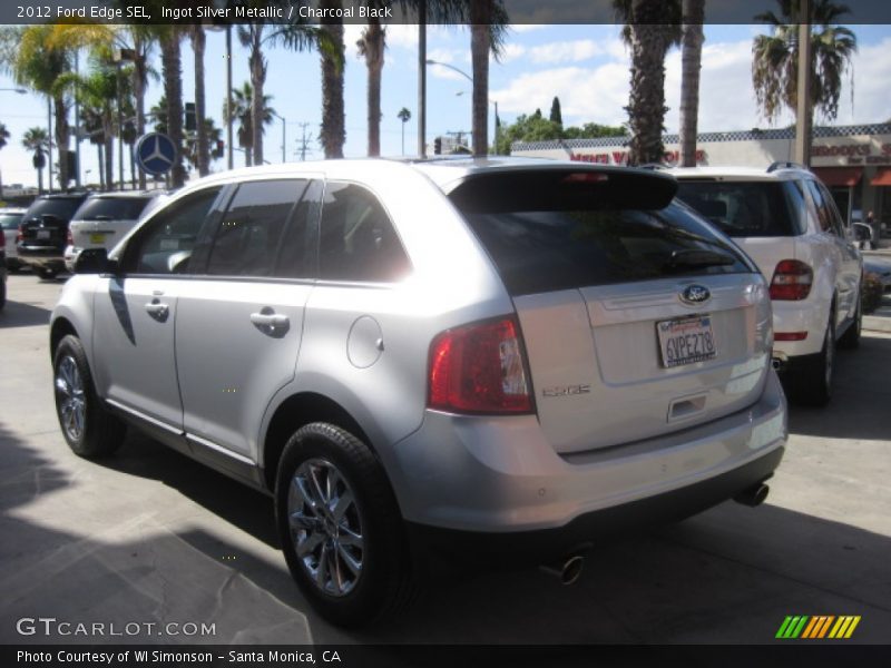 Ingot Silver Metallic / Charcoal Black 2012 Ford Edge SEL