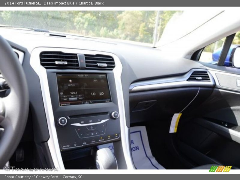 Deep Impact Blue / Charcoal Black 2014 Ford Fusion SE