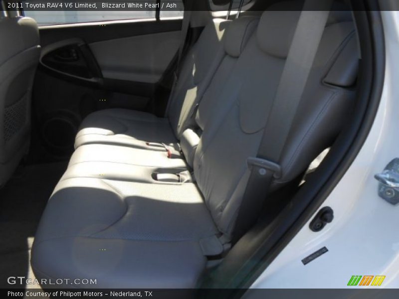 Blizzard White Pearl / Ash 2011 Toyota RAV4 V6 Limited