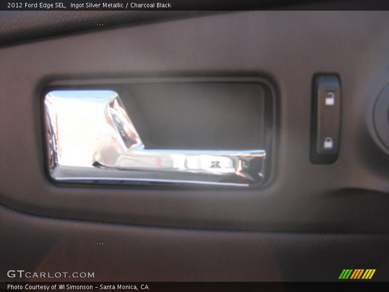 Ingot Silver Metallic / Charcoal Black 2012 Ford Edge SEL