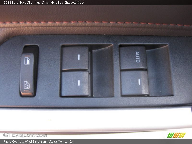 Ingot Silver Metallic / Charcoal Black 2012 Ford Edge SEL