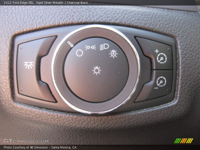 Ingot Silver Metallic / Charcoal Black 2012 Ford Edge SEL