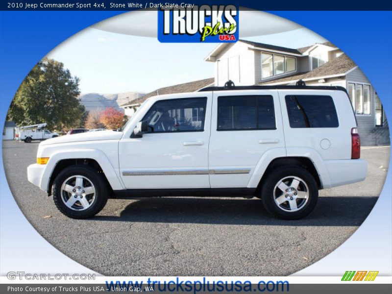 Stone White / Dark Slate Gray 2010 Jeep Commander Sport 4x4