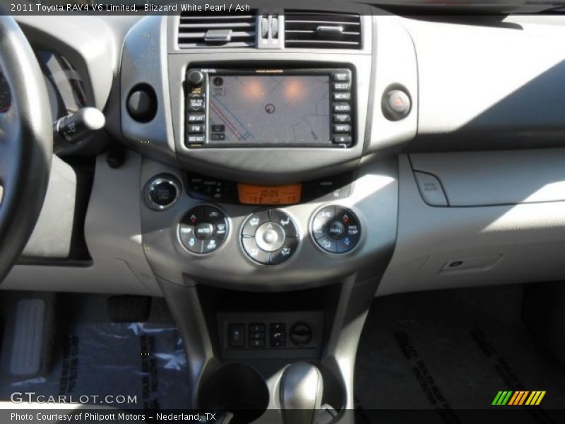Blizzard White Pearl / Ash 2011 Toyota RAV4 V6 Limited