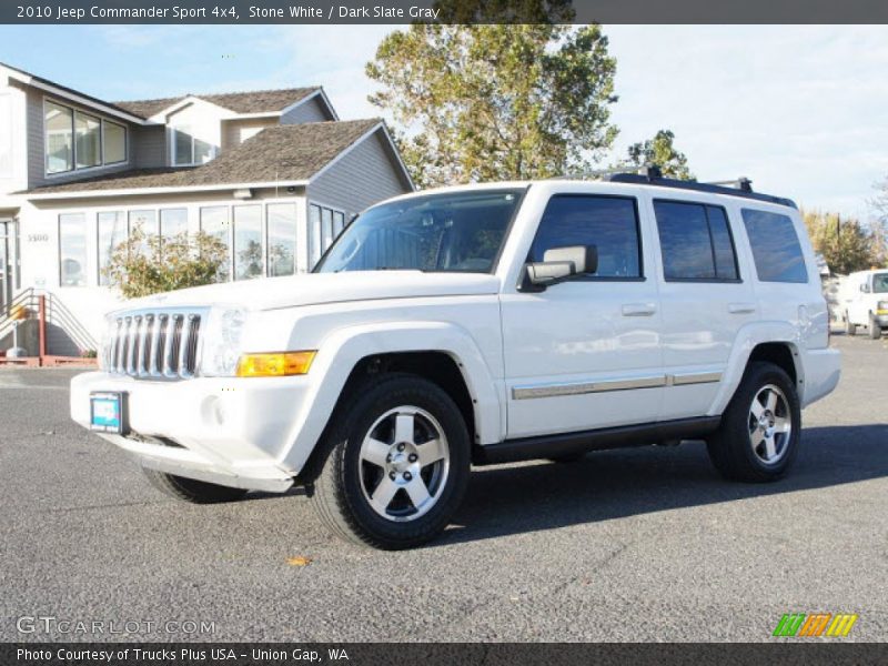 Stone White / Dark Slate Gray 2010 Jeep Commander Sport 4x4