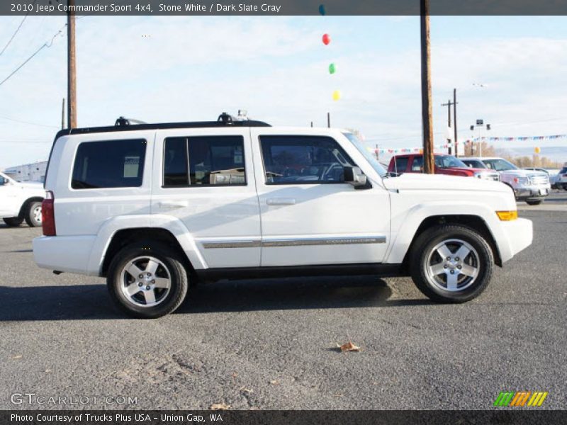 Stone White / Dark Slate Gray 2010 Jeep Commander Sport 4x4